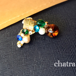 新作♡retrocolor＊earcuff＊blue♡green系