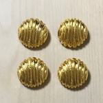 ●21㎜● ANTIQUE GOLD DESIGN ROUND BUTTON CABOCHONS PARTS