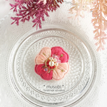 刺繍ブローチ「華」(R)