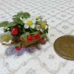 ミニチュアの花(苺)