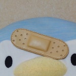 送料込み　レザー　絆創膏ケース　ベージュ