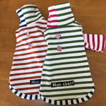 フルオーダー カラフルボーダーＴシャツ 犬服 ドッグウェア ワンコ服