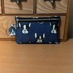 大：リールキーケース ラミネート りりしーブルッ。青。