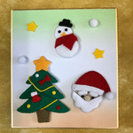 クリスマス☆豆色紙