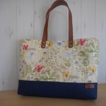 HappiHappiさまご予約品　リバティ♪シンプルなトートバッグ  イルマ　新色　　クリーム色