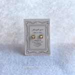 アレルギー対応✴︎再販19♡スクエア クリスタルのピアス・イヤリング