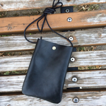 ポシェット｜スマホポシェット アンティークレザー black