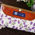 リバティ・ロス[LA]×合皮 長財布　L字ファスナー