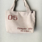 【再販】帆布☆トートバッグ  ◇ベージュ◇