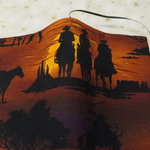 文庫本＊夕焼けのカウボーイ＊ハンドメイド*ブックカバー