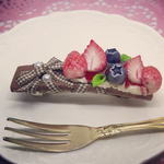 Ribbon🎀ベリーチョコケーキバレッタ