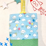 【再4販】さわやか青空のポップな☆シューズバッグ