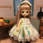 オビツ11＊ブリティッシュワンピース