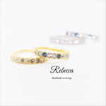 スワロフスキーたっぷり雪Ring♡《冬の指先に輝きを✨》ゴールドカラー/シルバーカラー 