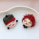 momonピアス／イヤリング  赤毛のmomon
