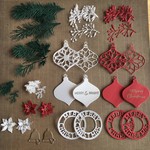 クリスマスギフトラッピング向け　ダイカットセット