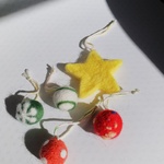 クリスマスオーナメント5個セット(星)