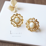 再販 simple Vintage　button　ピアス/イヤリング　ヴィンテージボタン