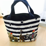 動物柄×迷彩柄トートバッグ