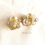 雪の華♡イヤリング/ピアス