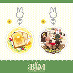 トースト柄アクリルキーホルダー