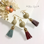3colors select✽tassel* ピアス