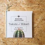 送料無料！招待状 [ Cactus ] スクエア
