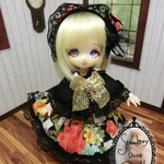 オビツ11　オリジナル　セーラーケープ　ドレス　１１－①