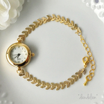 再9* クラシカルリーフブレスウォッチ (腕時計) 【受注製作】