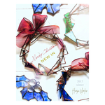 NEW！《pink系》「chiisana wreathe」stained glass