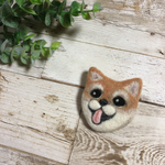 柴犬のブローチ