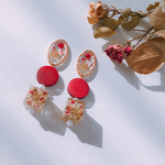 flower ウッドビーズ piece