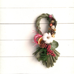 しめ縄リース 縦型 