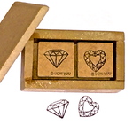 『2個セット★ジュエリー★宝石』消しゴムはんこ