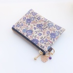 LIBERTY　Felicite　フェリシテ　53L　ビニコの中布・仕切りポケット付きminiポーチ  ◆　コインケース・小物入れに♪ 