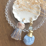 【再販】タッセルポンポンイヤリング   ピアス
