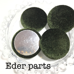 【4個】velours big cabochon
