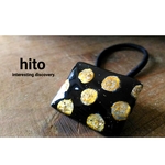 Gold polka dots.