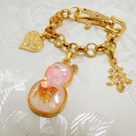 雪だるまと柴犬ちゃん①:バッグチャーム 冬