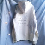 手描き　 星景写真パーカー　men's