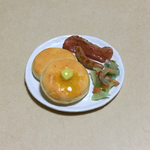  『ホテルでモーニング♬』★パンケーキのワンプレート★ミニチュアフード