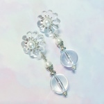 【受注生産】2way Vintage chandelier earrings silver 
