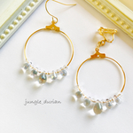 氷滴 フープピアス