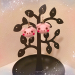 羊毛ぶたのピアス♡