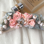 sale**Marie Antoinette : 薔薇とすずらん、忘れな草のリボンバレッタ