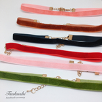 選べるチャーム★ベルベットチョーカー