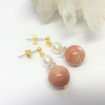 【恋を叶えてくれる月】ムーンストーンピアス