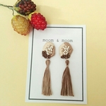Tassel  ビーズ 刺繍 ピアス / イヤリング