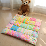 * ラプセニ * pinks♡四角つなぎのパッチワークマット kukka215