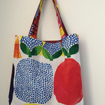 北欧生地  マリーのための縦長トート